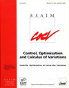 ESAIM-CONTROL OPTIMISATION AND CALCULUS OF VARIATIONS杂志封面